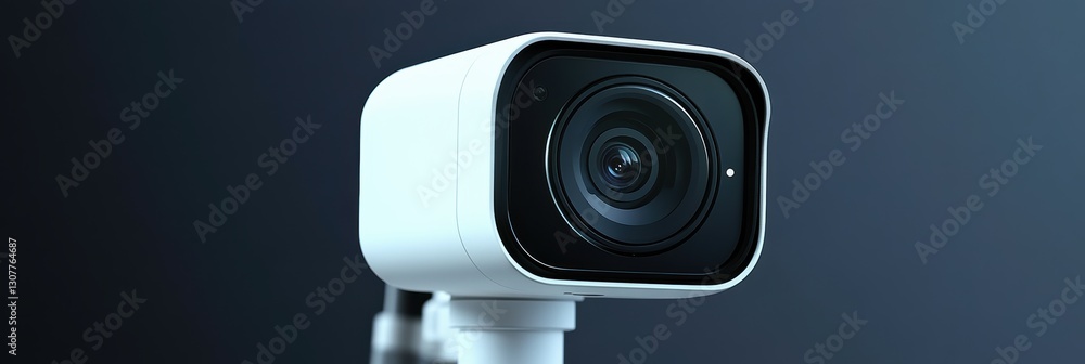 Poster motion detection camera captures high-resolution surveillance in indoor setting