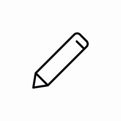 pencil tool icon sign vector