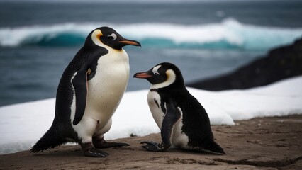 Naklejka premium Frosty Chronicle