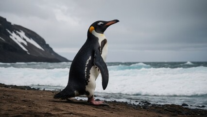 Obraz premium Frosty Companion