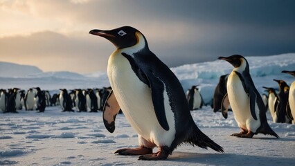 Naklejka premium Frozen Steps