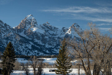 Teton winter; Grand Teton NP; Wyoming