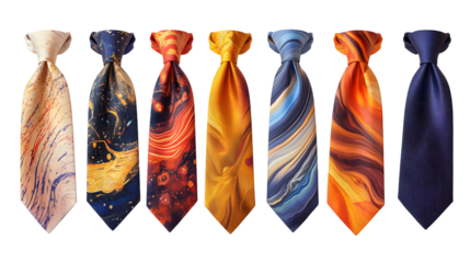Vibrant Abstract Tie Collection for Men