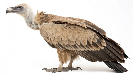 Fototapeta premium Vulture On White Background