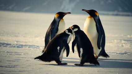 Obraz premium Penguin Vibes