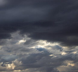 storm clouds in the sky