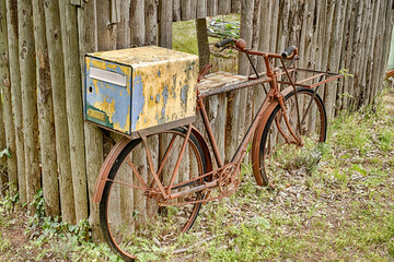 Rusty Bicycle In St. Pantaleon