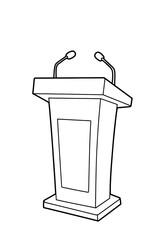 podium sketch 