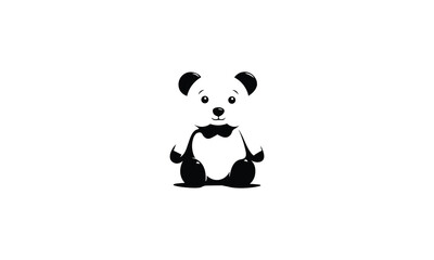 Teddy bear logo icon