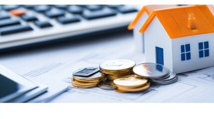 Real estate investment analysis home office financial overview indoor setting close-up view wealth building strategy