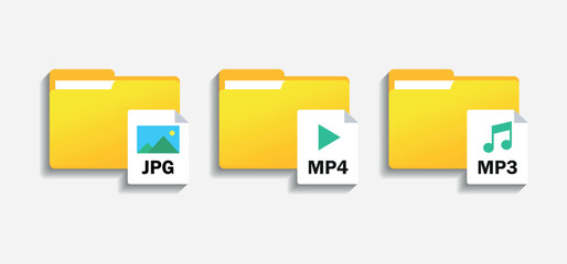 Folders Icons multimedia