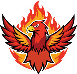 vector illustration of an eagle
