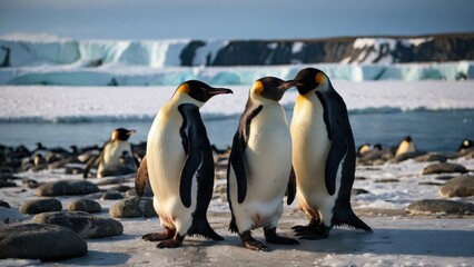 Obraz premium Charming Antarctic