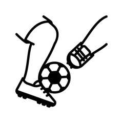 A black and white Tackle icon