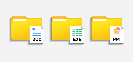 Folders Icons WIN11 1x3_3.eps