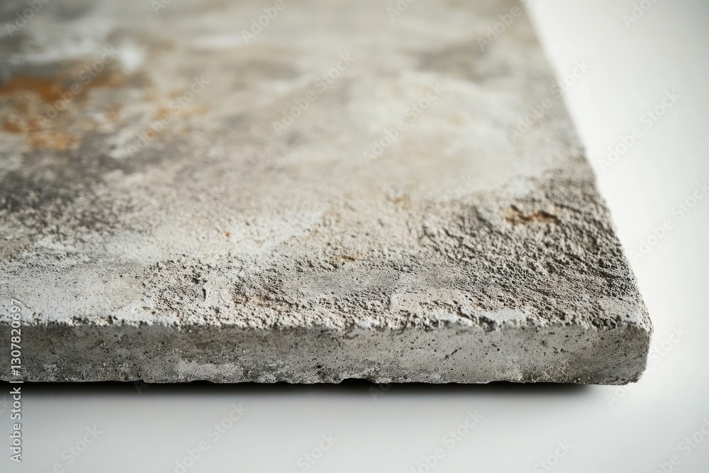Poster close-up of a textured concrete slab, showcasing its rough, aged surface with subtle color variation