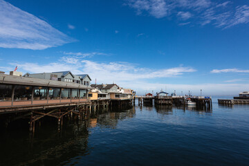 Fototapeta premium A wharf in Northern California. 
