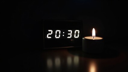 Clock 20:30, Symbolizing Earth Hour
