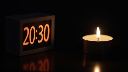Clock 20:30, Symbolizing Earth Hour