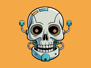 robot skull