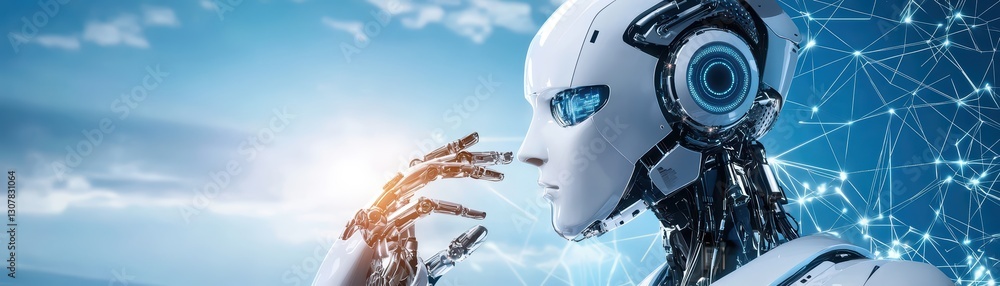 Poster advanced robotics in modern manufacturing facilities enhancing efficiency and productivity