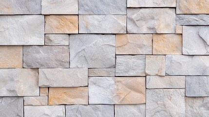 Fototapeta premium Detailed Rough Stone Wall Texture Showcasing Natural Patterns and Colors in Varying Shapes