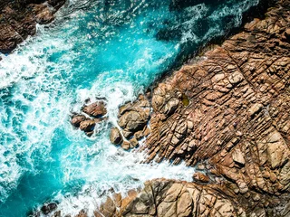australian sea coast from above