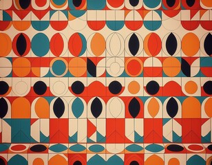 vector seamless pattern with funny cartoon animals