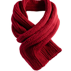 wool scarf isolated on white