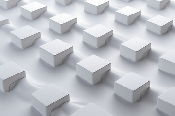 Abstract geometric white and gray color background