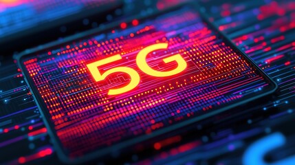 5g technology revolution digital world graphic design futuristic environment close-up view connectivity concept