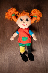 Famous character from Swedish children book by Astrid Lindgren - Pippi Longstocking