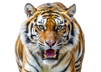 Fototapeta premium white bengal tiger isolated