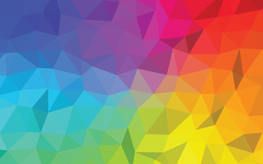 Low polygonal background gradient color