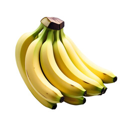 bananas isolated on white background