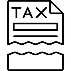 Tax Icon Vector Element