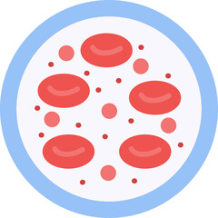 Red Blood Cells Icon Vector Element