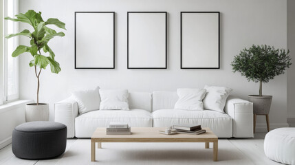  Use frameless or simple wooden frames for family photos or small artworks. Display a few carefully chosen images to personalize the space without overloading it.