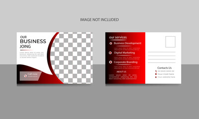  Corporate postcard design template. amazing and modern postcard design. 