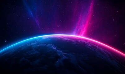 Cosmic Earth Sunrise