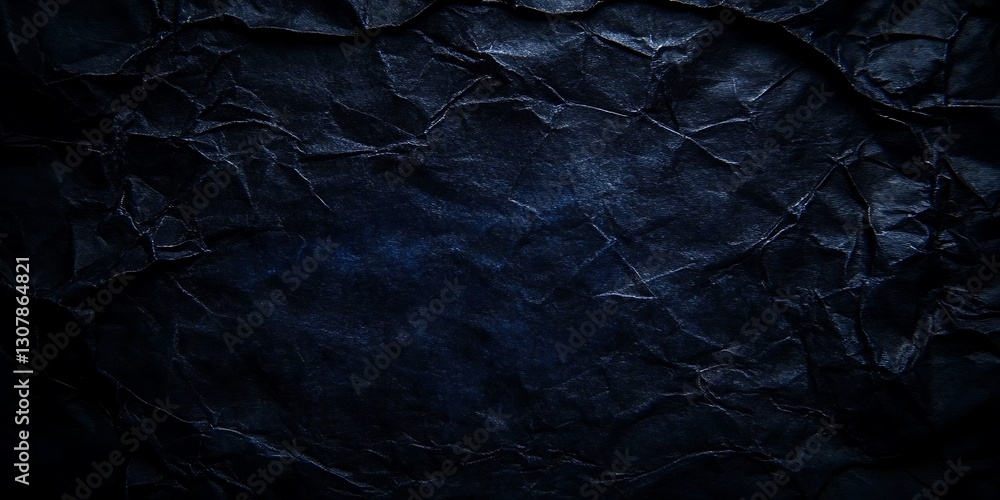 Poster deep indigo crumpled surface creating a mysterious background feel