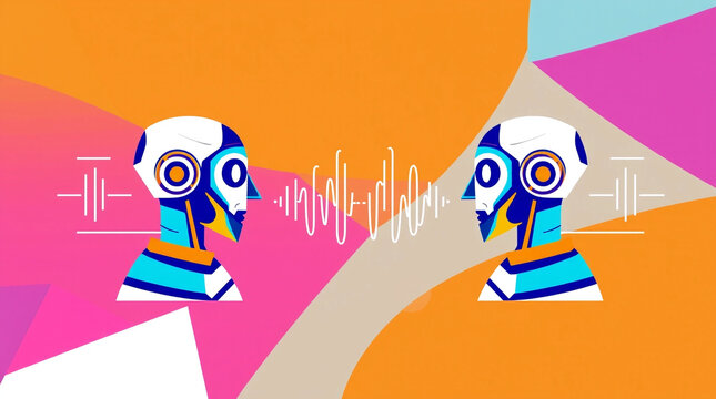 Ultramoderne Androide Roboter unterhalten sich in einer Sprache, die Menschen nicht verstehen k&ouml;nnen. Der Gibberlink Modus kann zur Gefahr f&uuml;r die Menschheit werden.