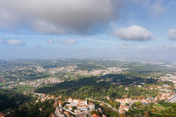 panorama of the city of the city