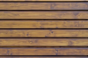 Modern wooden background with slats of dark brown wood, a seamless texture for interior design