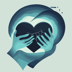 heart in the hands