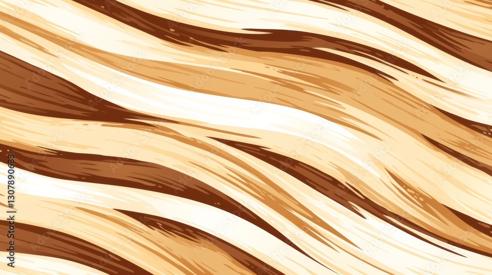 Poster beige to brown gradient background featuring a smooth, blurred design in a vector style