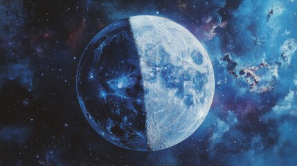 Imagem do planeta na gal&aacute;xia