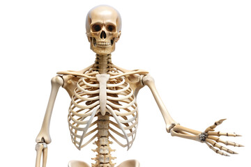 3d rendered illustration of human skeleton