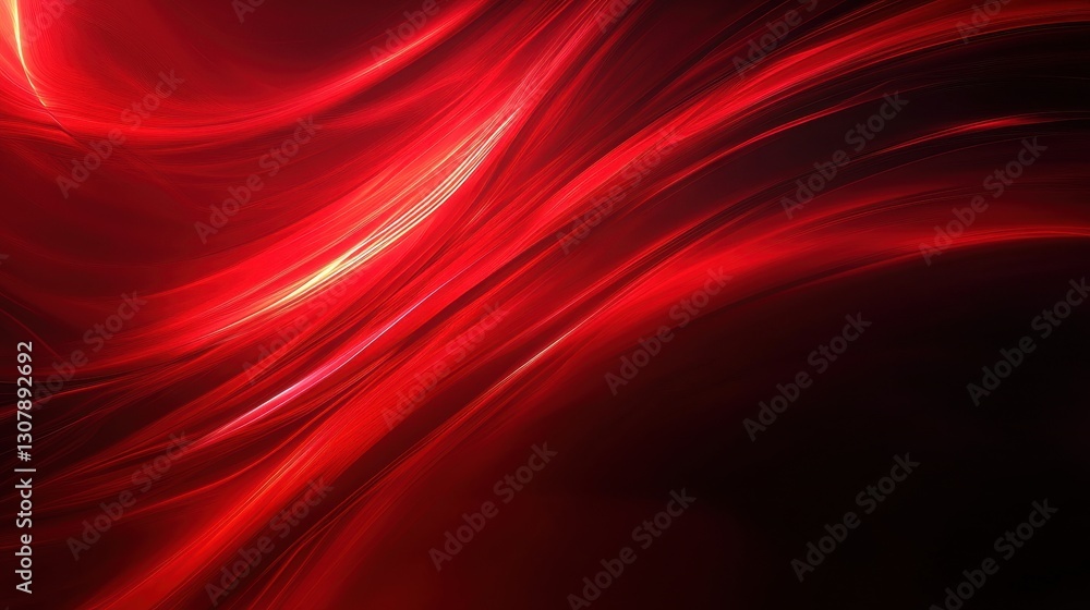 Aufkleber A dark-toned, abstract red background with soft curves and dynamic light, creating a sense of motion, while leaving space in the center for custom design elements.