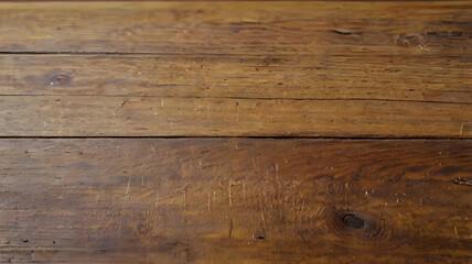 Obraz premium Rich Wood Grain Texture: A close-up view reveals the intricate patterns and warm hues of a seasoned wooden surface. The natural texture, grain.